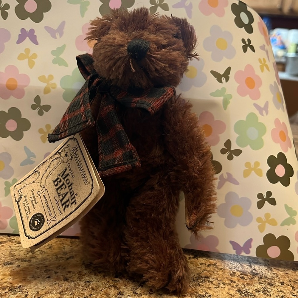 BOYDS BEARS Mohair boy bear Honeybunch!! 6.5” NWT